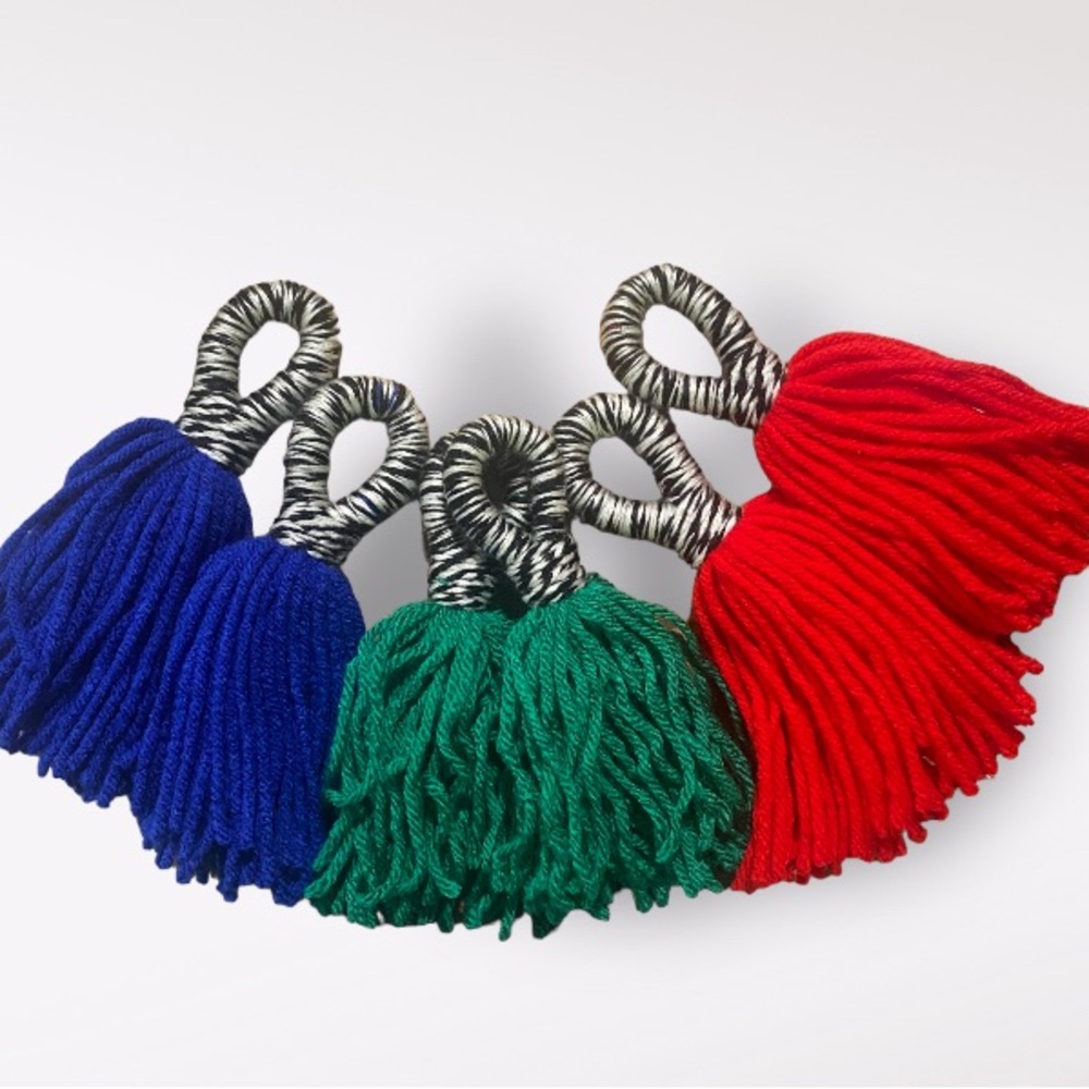 Looped Tassel Earrings